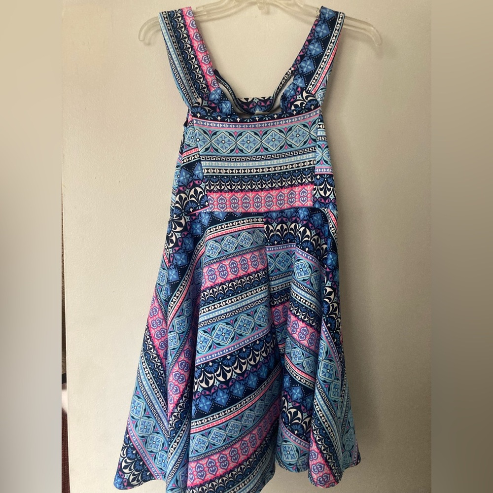 Super cute patterned A line dress